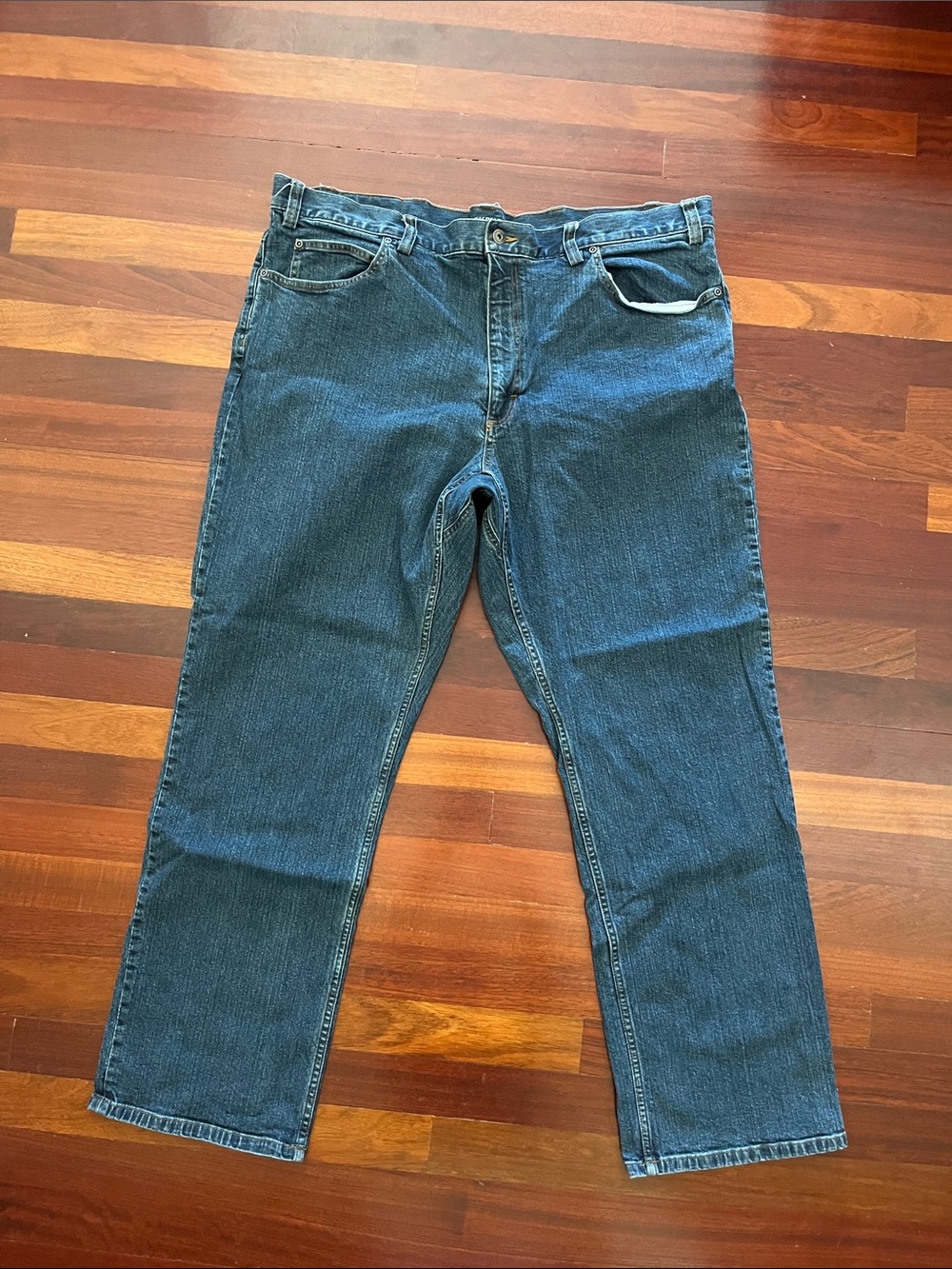 Mens 44x32 Duluth Flex Weekender Blue Leans Stretch